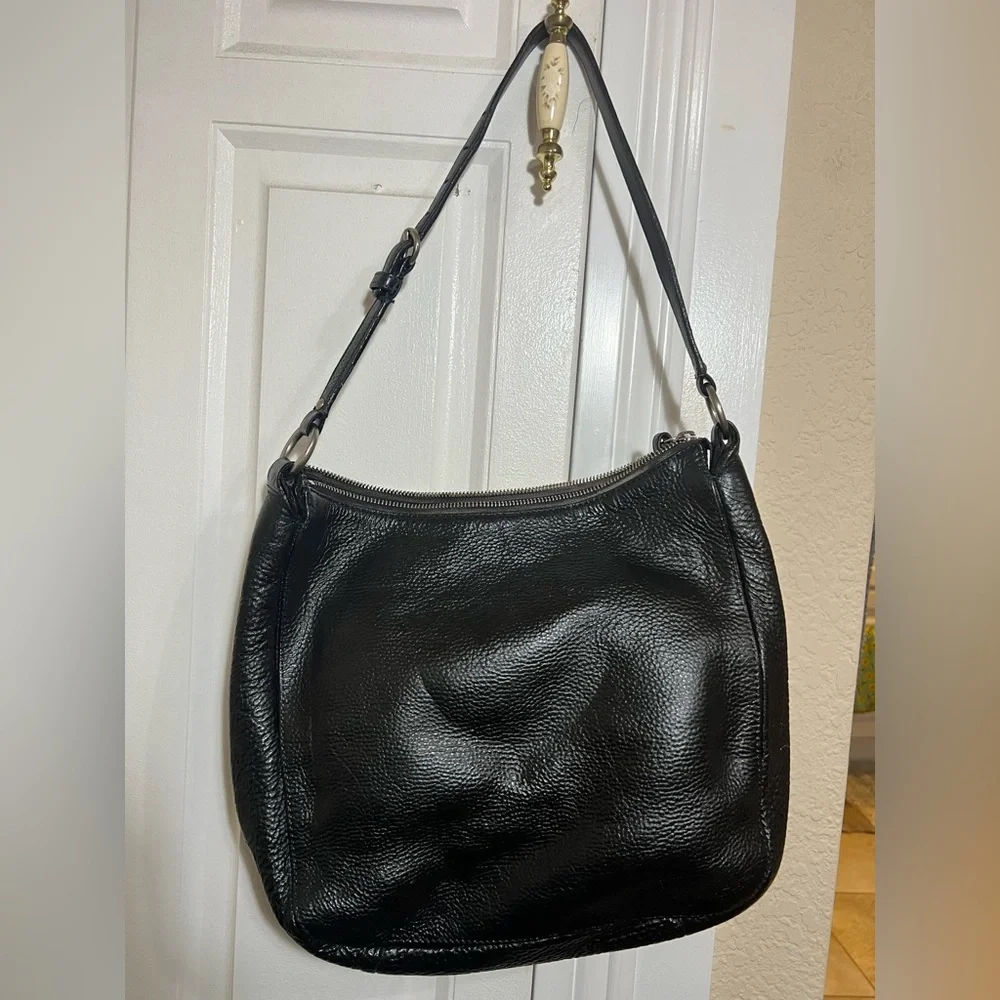 Coach Chelsea Black Leather hobo Shoulder Bag - Picture 2 of 8